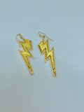 Fine Thread Lightning Bolt Earrings