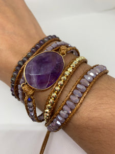 Purple Moon Bracelet