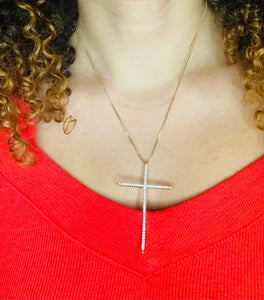 Big Cross Pendant Necklace