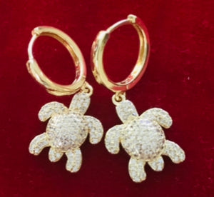 Baby Turtle Earrings