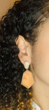 Faux Wood Earrings