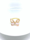 Crystal Butterfly Ring