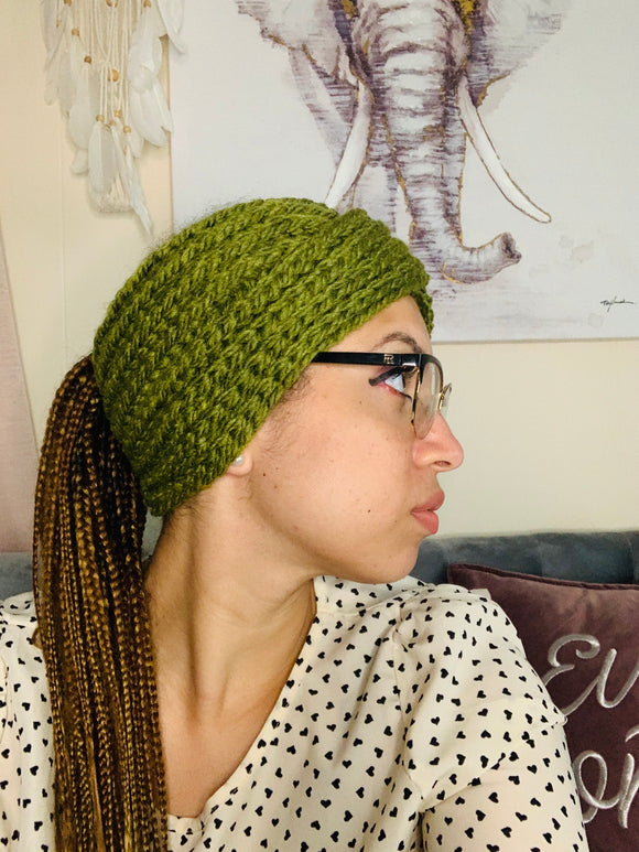 Rib Stitch Pattern Headband