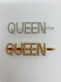 Assorted Rhinestone Crystal World Letters Hair Clips